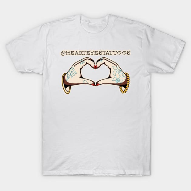 Hands T-Shirt by Heart Eyes Tattoos